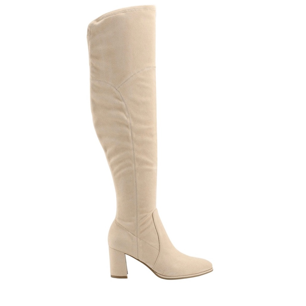 Marc Fisher ‘Luley’ Cream Over The Knee Boots - Brand new in box